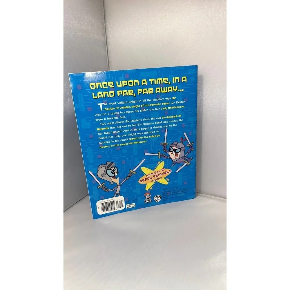 Dexters Laboratory Knights of the Periodic Table Book w/Stickers 2003 Scholastic
